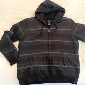O'Neill Fleece Lined Zip Hoodie Mens XL